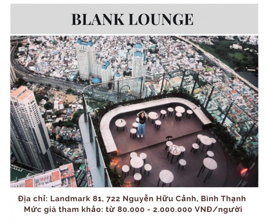 Lounge bar cao nhất Đông Nam Á, 5 quán cà phê xem pháo hoa hoành tráng ở Sài Gòn đêm giao thừa