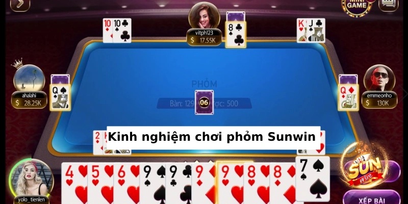 Những tình huống đặc biệt như Ăn chốt, Gửi bài và Ù trong Phỏm